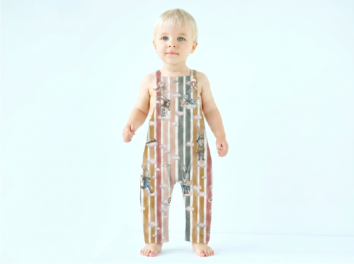 Rainbow Rabbits - Stripe Jumper