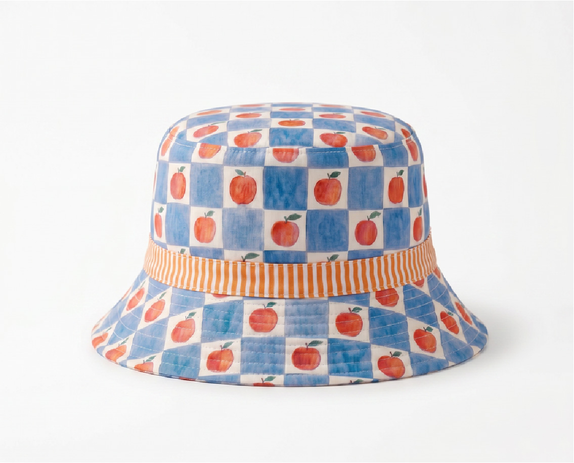 Sweet-Toothed Bear - Reversible Checkered Hat