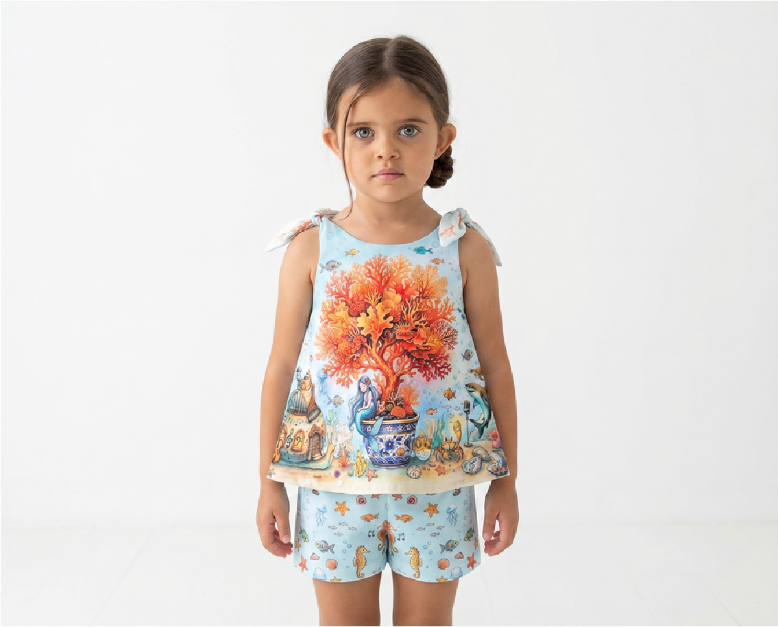 Musical Mermaid - Topiary Canvas Set