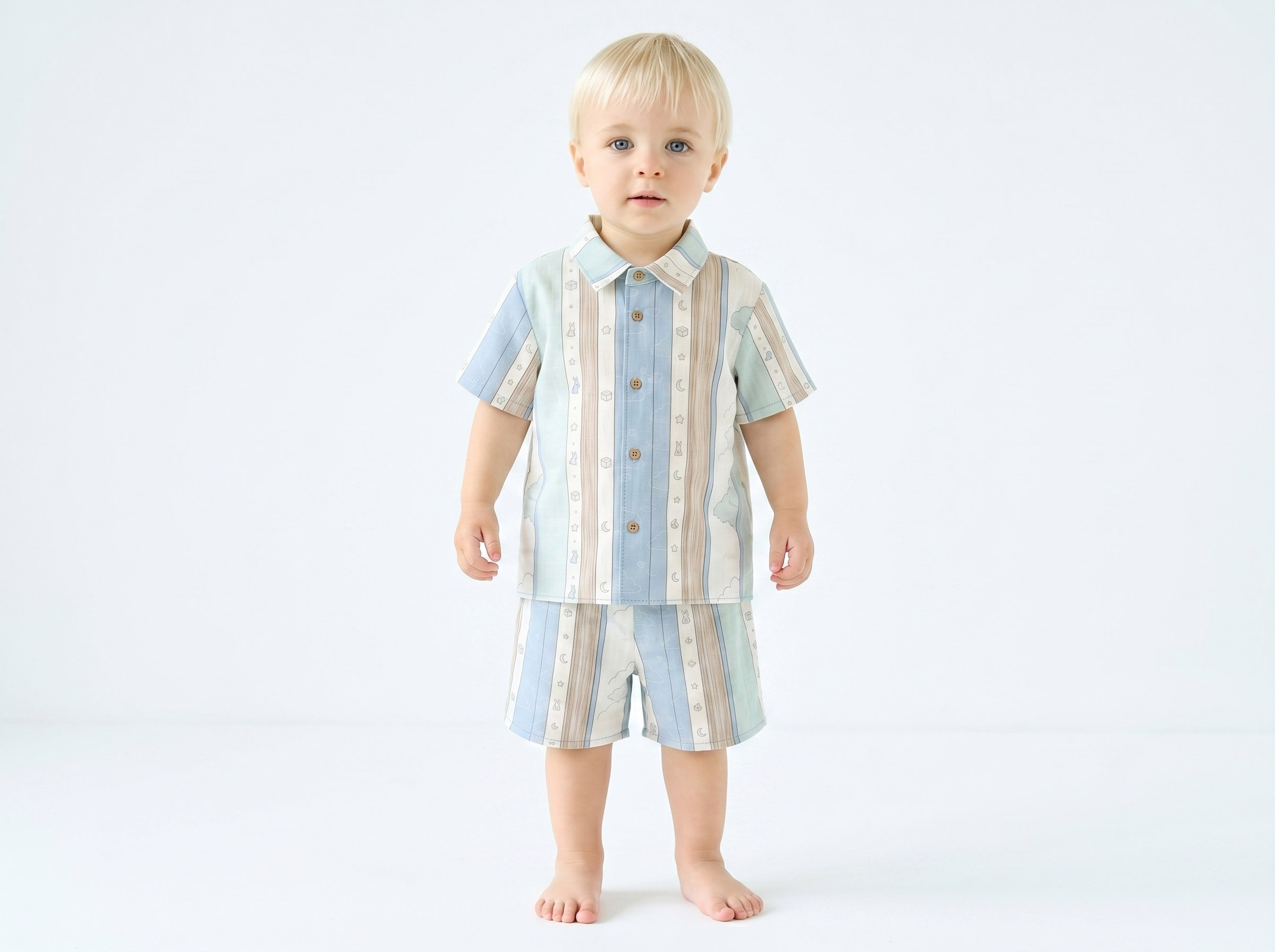 Pillow Case - Stripe Summer Set